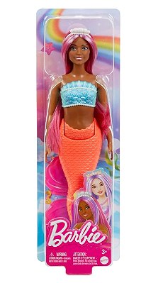Boneca Barbie Sereia Fantasy Cabelo Rosa/Lilás - Mattel