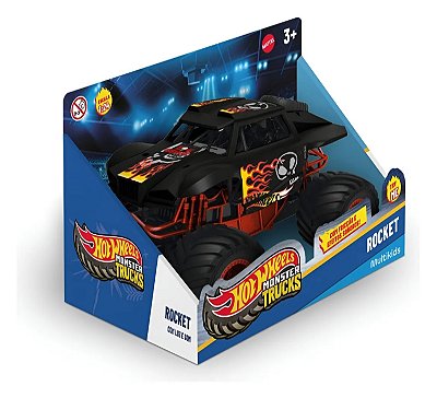Caminhão Monstro Hot Wheels Com Luz E Som Multikids - Br2529 Caminhão Monstro