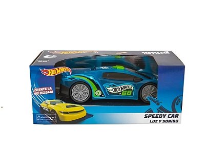 Carro Speed Car Hot Wheels Luz e Som Multikids - BR2086