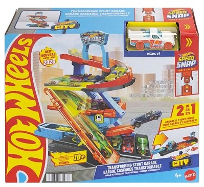 Hot Wheels Pista City Garagem De Acrobacias