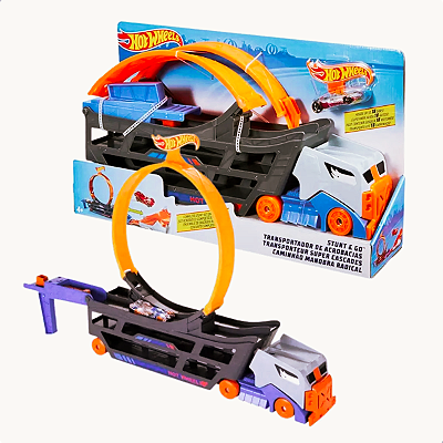 Hot Wheels City Transportador De Acrobacias Gck38 Mattel
