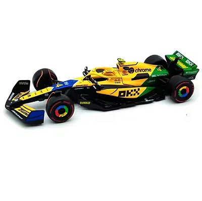 Bburago - F1 Mclaren MCL38 Monaco Grand Prix Liga Carro Miniatura Modelo Diecast