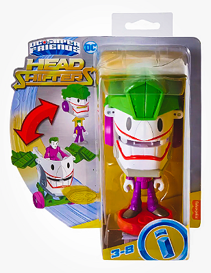 Imaginext Head Shifters The Joker & Jokermóvel - Mattel