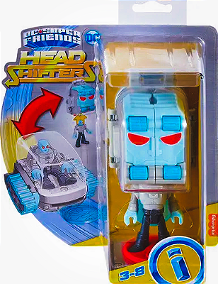 Boneco Imaginext Dc Head Shiftrs Mr. Freeze Mattel Hgx78