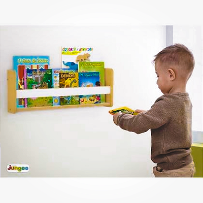 Prateleira para livros montessori em mdf