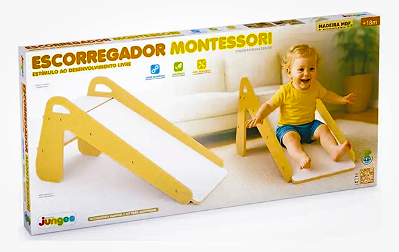 Escorregador Montessori Baby em MDF