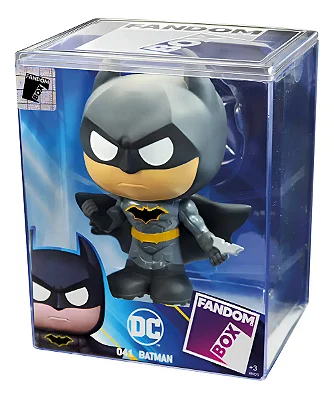 Boneco Batman Fandom Box DC Liga Justiça Líder - Vinil 12cm