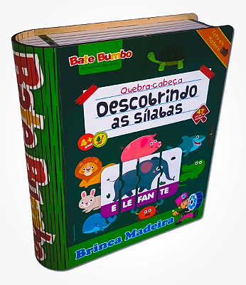 Quebra-cabeça Descobrindo As Sílabas - Bate Bumbo Bate Bumbo