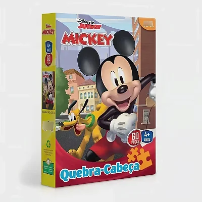 Quebra Cabeça 60 Peças Mickey - Toyster