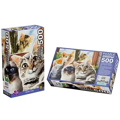 Puzzle 500 Peças Selfie Cats Grow
