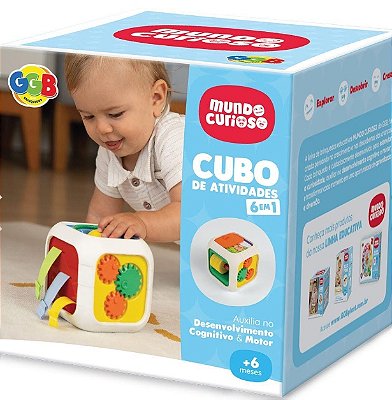 Brinquedo para Bebê Cubo de Atividades 6 em 1 - Ggb Plast