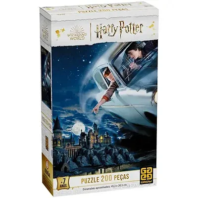Quebra Cabeça De 200 Peças Harry Potter Grow