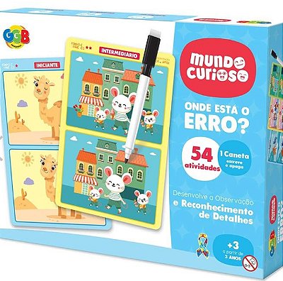 Jogo Diverso Onde Está o Erro? 54 Atividade - GGB Plast