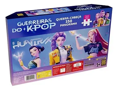 Puzzle 350 Peças Quebra Cabeça Guerreiras Do Kpop Panorâmico