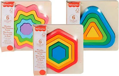Quebra-Cabeça Arco-Íris Fisher-Price SORTIDO