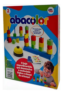Jogo Educacional Abacolor Pakitoys