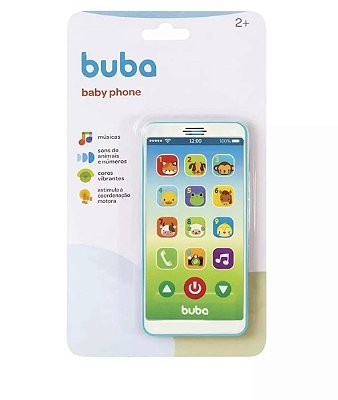 BRINQUEDO BABY PHONE BUBA - Azul