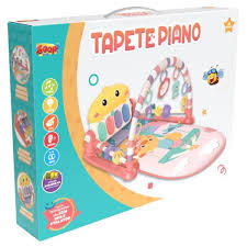 Tapete e Ginásio de Atividades com Piano Musical - Rosa - Zoop Toys