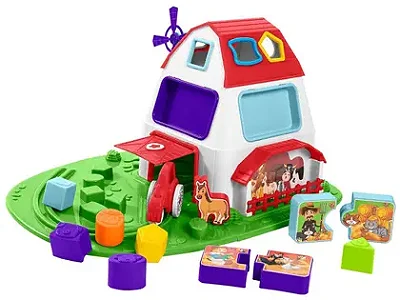 Brinquedo de Encaixe Educativo Fazendinha TaTeTi