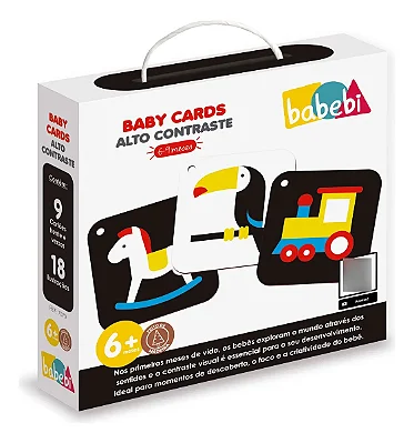 Baby Cards Alto Contraste 6-9 Meses Babebi