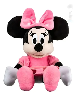 Pelúcia Minnie Mouse Rosa Com Luz 20 Cm Br2201 Multikids