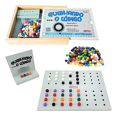 Jogo Quebrando O Código Brinquedo Educativo Raciocínio
