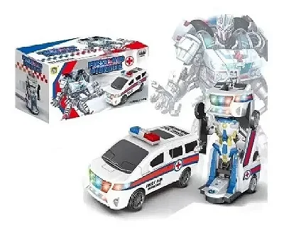 Robot Warriors Ambulância Transformável - Zoop Toys