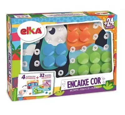 Encaixe Cor - Monte E Associe As Cores - Elka