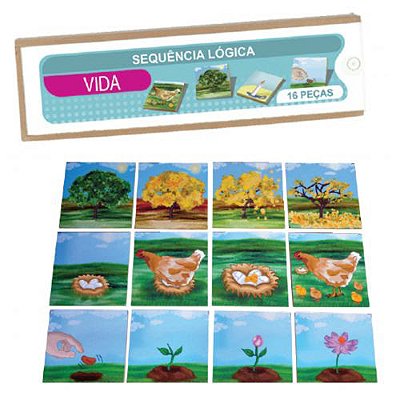 Jogo Educativo Sequências Lógicas da Vida
