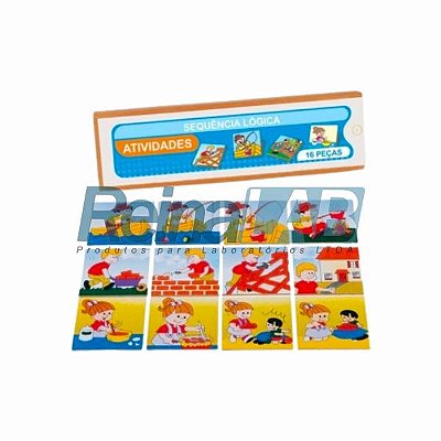 Jogo Educativo Sequências Lógicas da Vida Brink Mobil