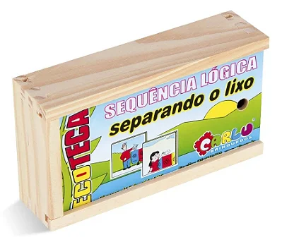 Carlu Brinquedos Sequência Lógica Separando o Lixo