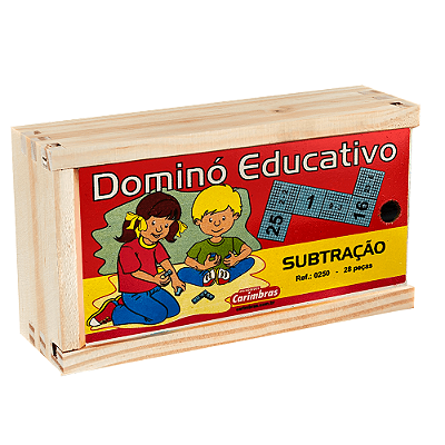 Jogo Educativo De Matemática Dominó De Subtração Carimbras