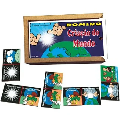 Jogo Educativo Dominó Criação do Mundo