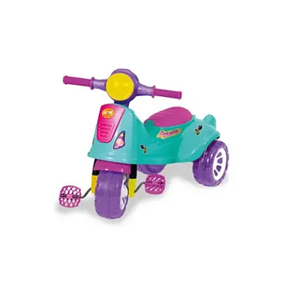 Triciclo Infantil Avespa Pink Com Pedal Menina - Maral