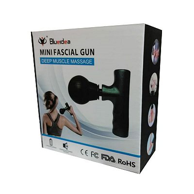 Mini Massageador Recarregável Fascial Gun