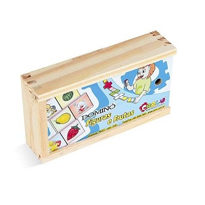 Domino Figuras E Frutas - MDF