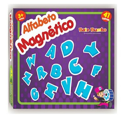 Alfabeto Magnético - Bate Bumbo Brinquedos Educativos pedagógicos
