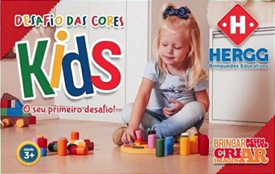 Desafio das cores kids - HERGG Brinquedos Educativos