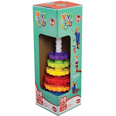 Brinquedo educativo giro magico 08 pcs