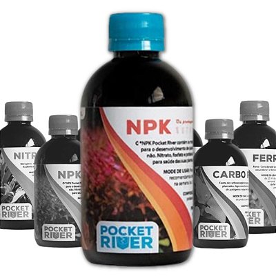 Fertilizante PocketRiver - NPK 250 ml