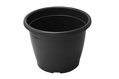 Vaso Plástico P25 - Preto - 5 Litros