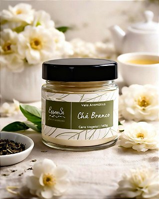 Vela Chá Branco