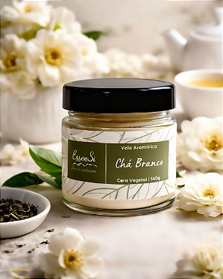 Vela Chá Branco