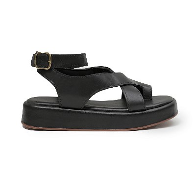 Sandália flatform Taciana