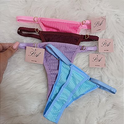 Calcinha Liz Canelada de Regulagem