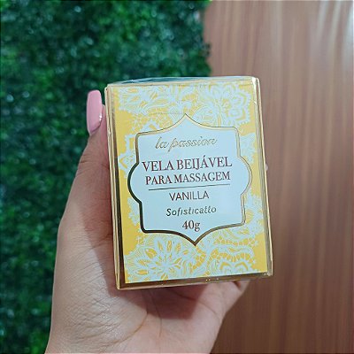 Vela Beijável Para Massagem 40g Linha Passion Sofisticatto