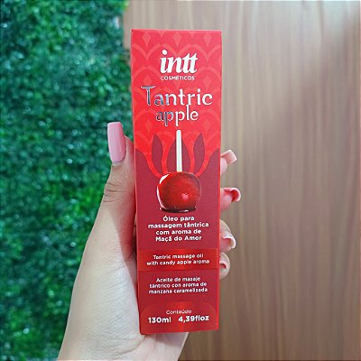 Óleo para Massagem Tântrica Aroma Maçã do Amor 130ml Intt