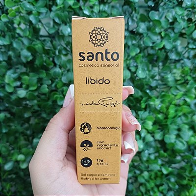 Excitante Feminino Libido Gel15g Santo
