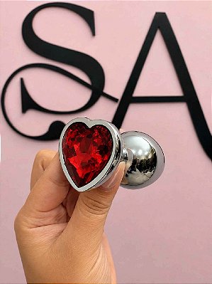 Plug Anal em Formato de Coração G