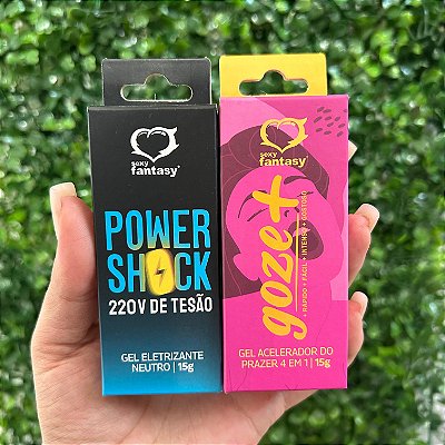 Kit  Gel Acelerador do Prazer+Gel Eletrizante15g